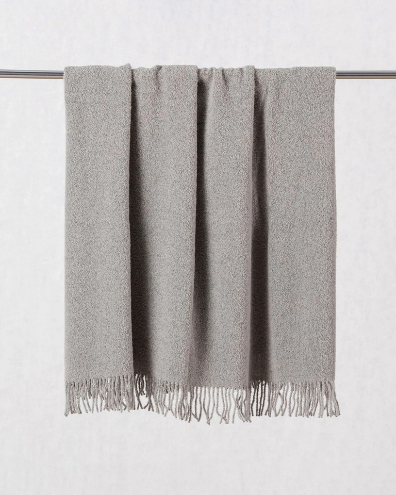 Pled Boucle 140x200cm silver grey