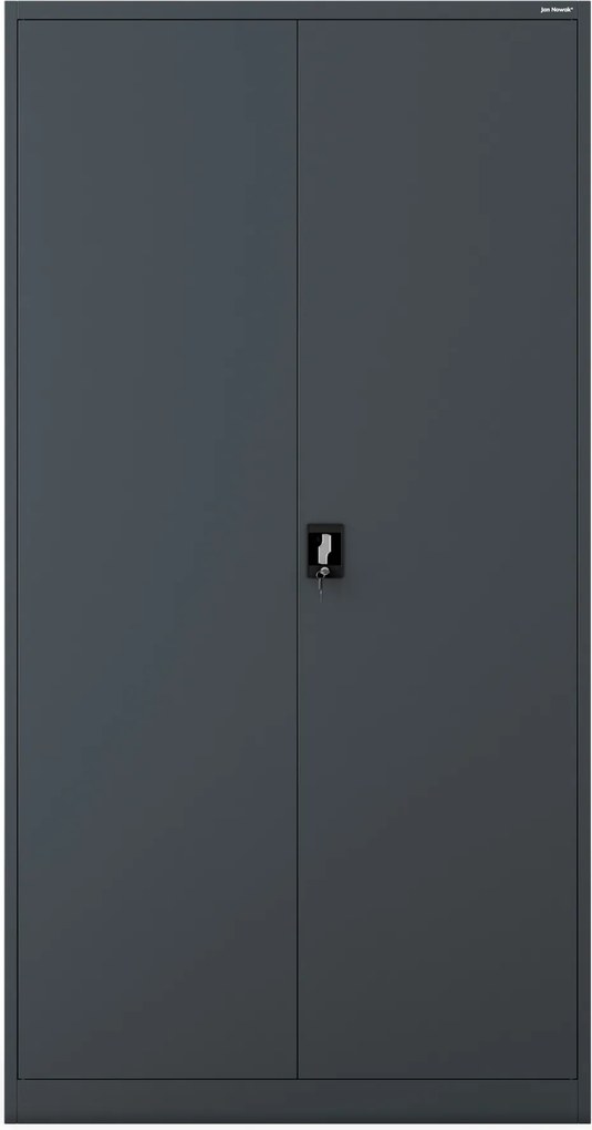 Szafa biurowa metalowa wysoka antracytowa, 1150x2200x400 mm: : JAN II H2200