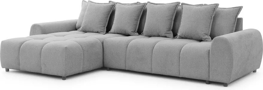 Szary narożnik (lewostronny/z szezlongiem) Albane – Ropez