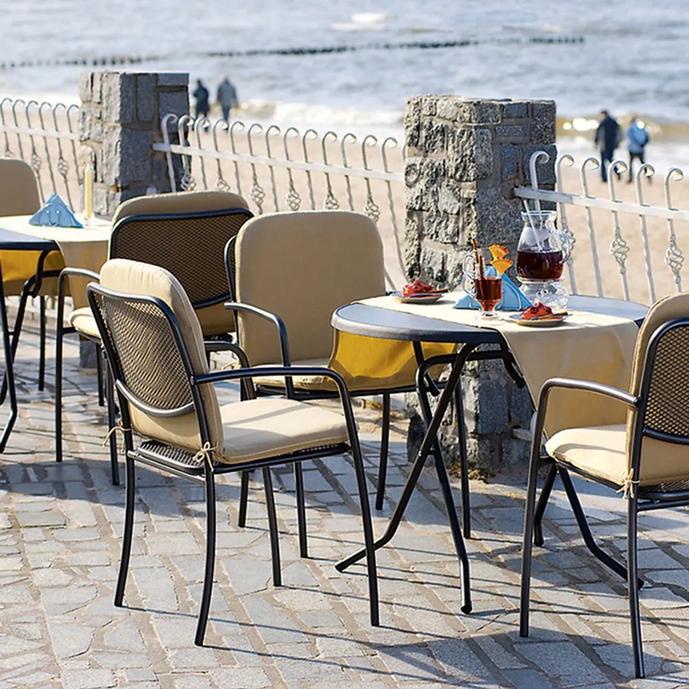 Stół zawiasowy Dine & Relax 85 cm pizarra / antracyt PATIO