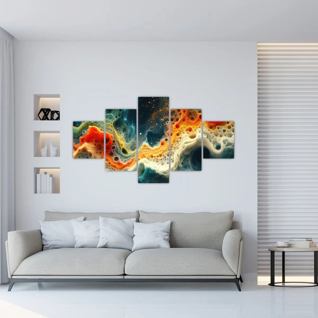 Obraz - Nowoczesna abstrakcja (125x70 cm)