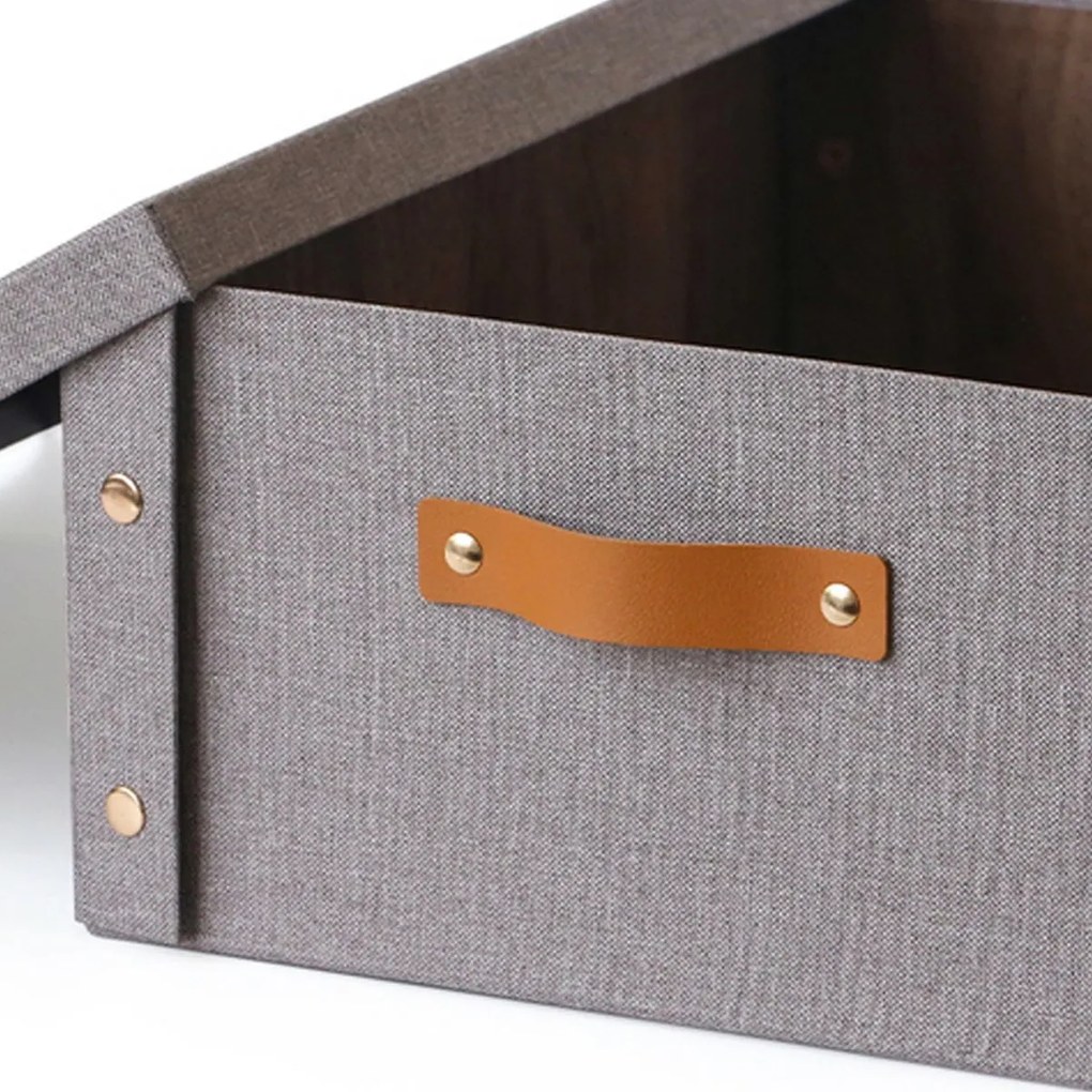 Kitchisimo Zestaw 2 pudełek do przechowywania z pokrywką 33 × 40 × 17 cm, M