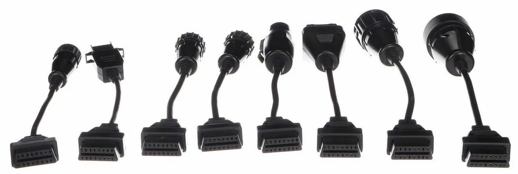 ixtol Zestaw przejściówek OBD-II do samochodówciężarowych MECHANIC CABLE SET 2, 8 szt.