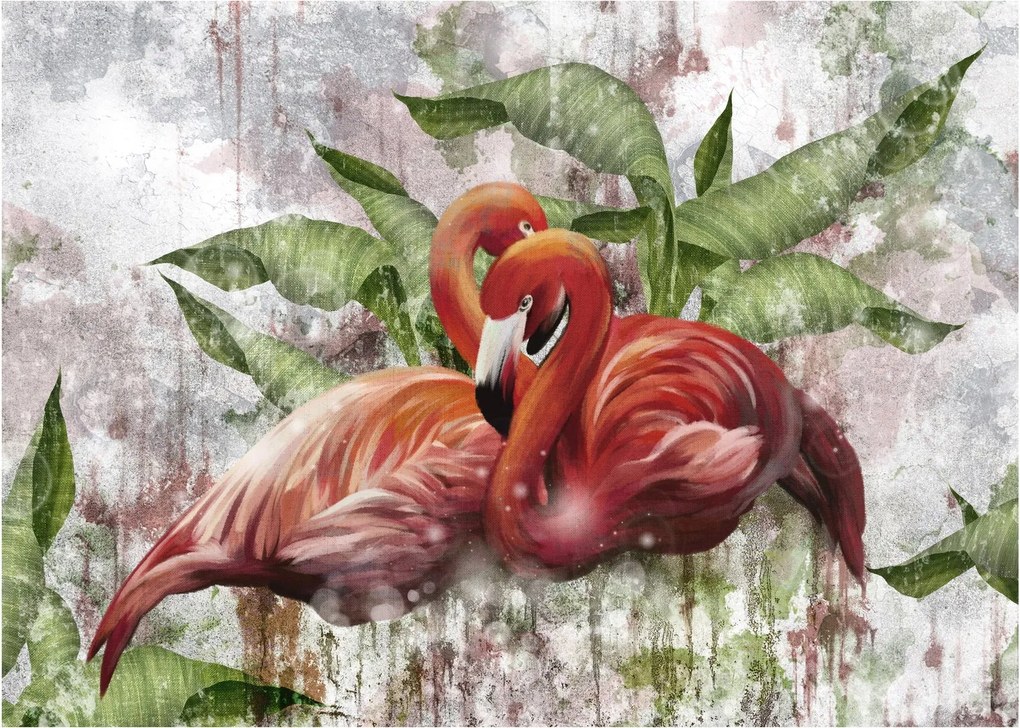 Obraz - Flamingi (70x50 cm)