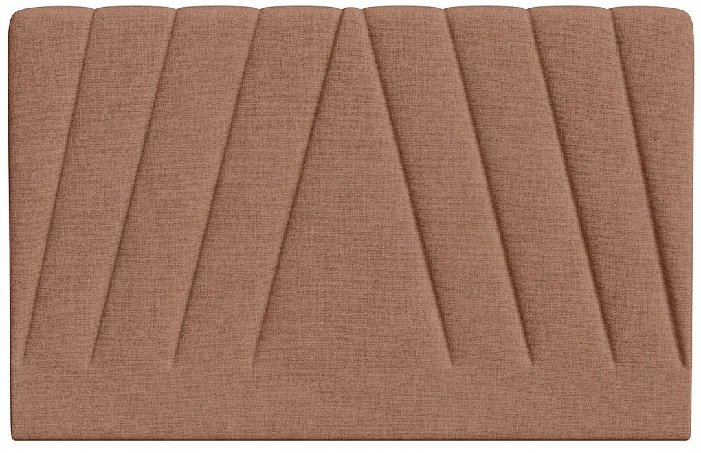 Zagłówek do łóżka 190 cm - Tkanina - Terakota - LIDAMA marki Pascal Morabito