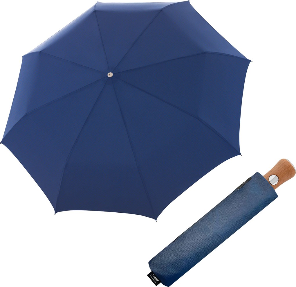 Doppler Manufaktur Bellino Nickel matt Oxford parasol automatyczny