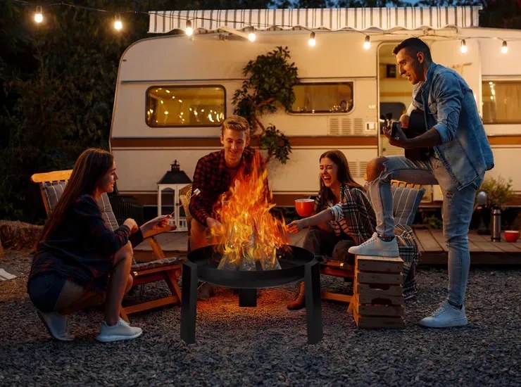 Palenisko nowoczesne ogrodowe 80 cm L5-S77