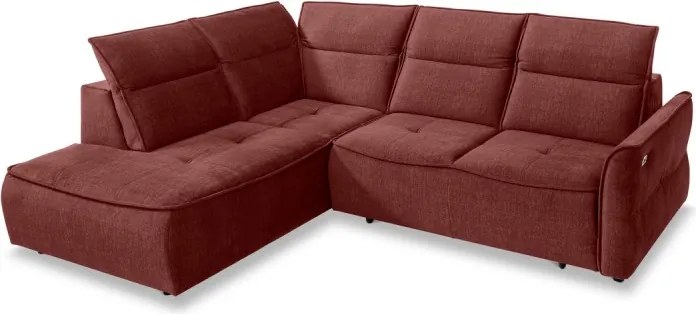 Narożnik MURILLO L z elektryczną regulacją siedziska Lewostronny w tkaninie VOGUE 08 WERSAL