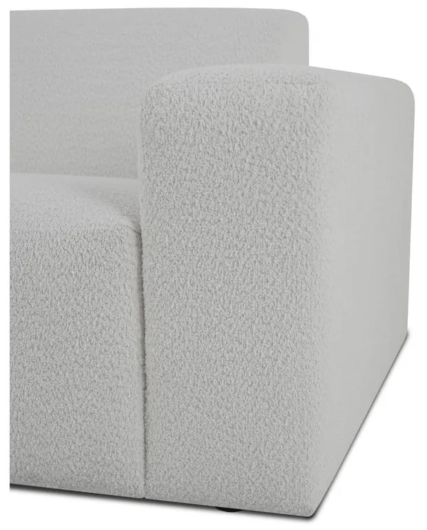 Biała sofa z materiału bouclé 228 cm Roxy – Scandic