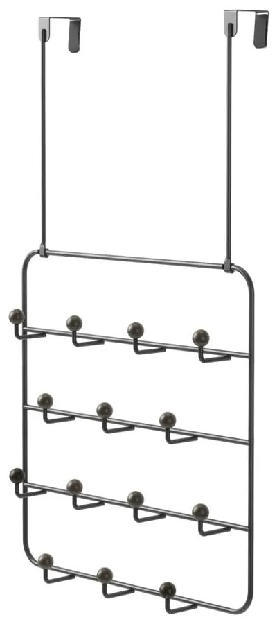 Czarny metalowy wieszak na drzwi 36 cm Estique – Umbra