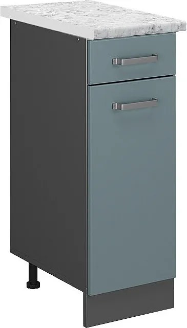 Szafka dolna do kuchni niebiesko-szary 30x60x81.6 r-line