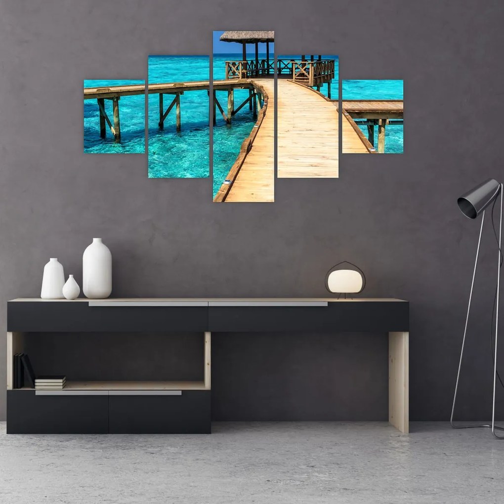 Obraz - Molo (125x70 cm)