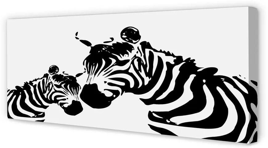 Zdjęcie na płótnie Malowane Zebry