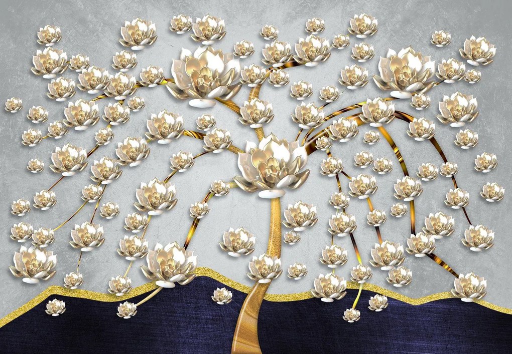 Fototapeta - Drzewo magnolii (196x136 cm)