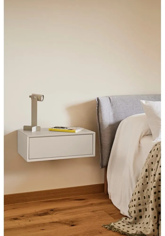 Kremowa wisząca szafka nocna Platt – Teulat
