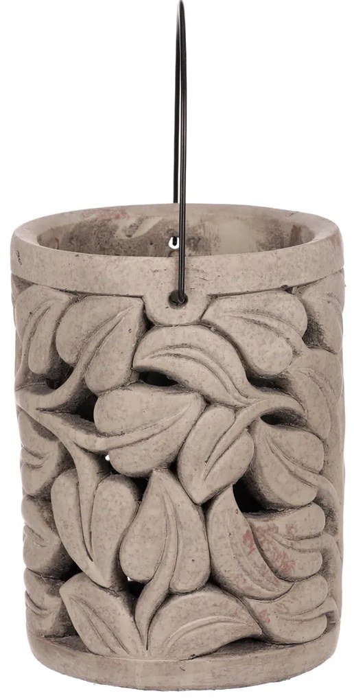 Latarnia dekoracyjna Folia, 19 x 25 cm, beton