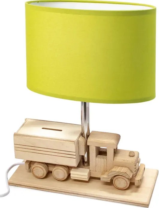 Zielona lampka dla dzieci ze skarbonką - S190 G4-K56
