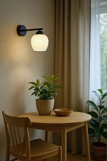 Scienny kinkiet klasyczny biały A7-N15