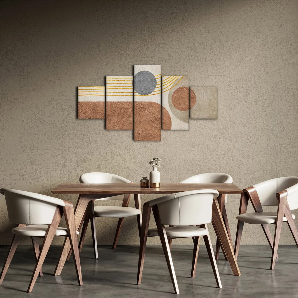 Obraz - Nowoczesny kolaż (125x70 cm)