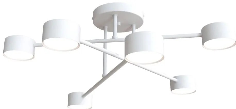 Żyrandol natynkowy HALO 6xGX53/8W/230V biały