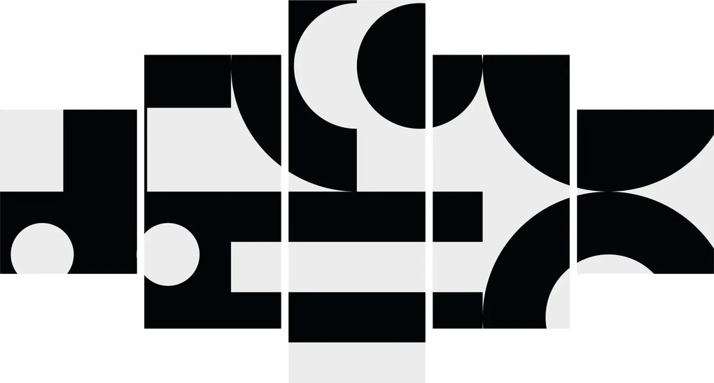 Obraz - Abstrakcja geometryczna N⁰3 (125x70 cm)