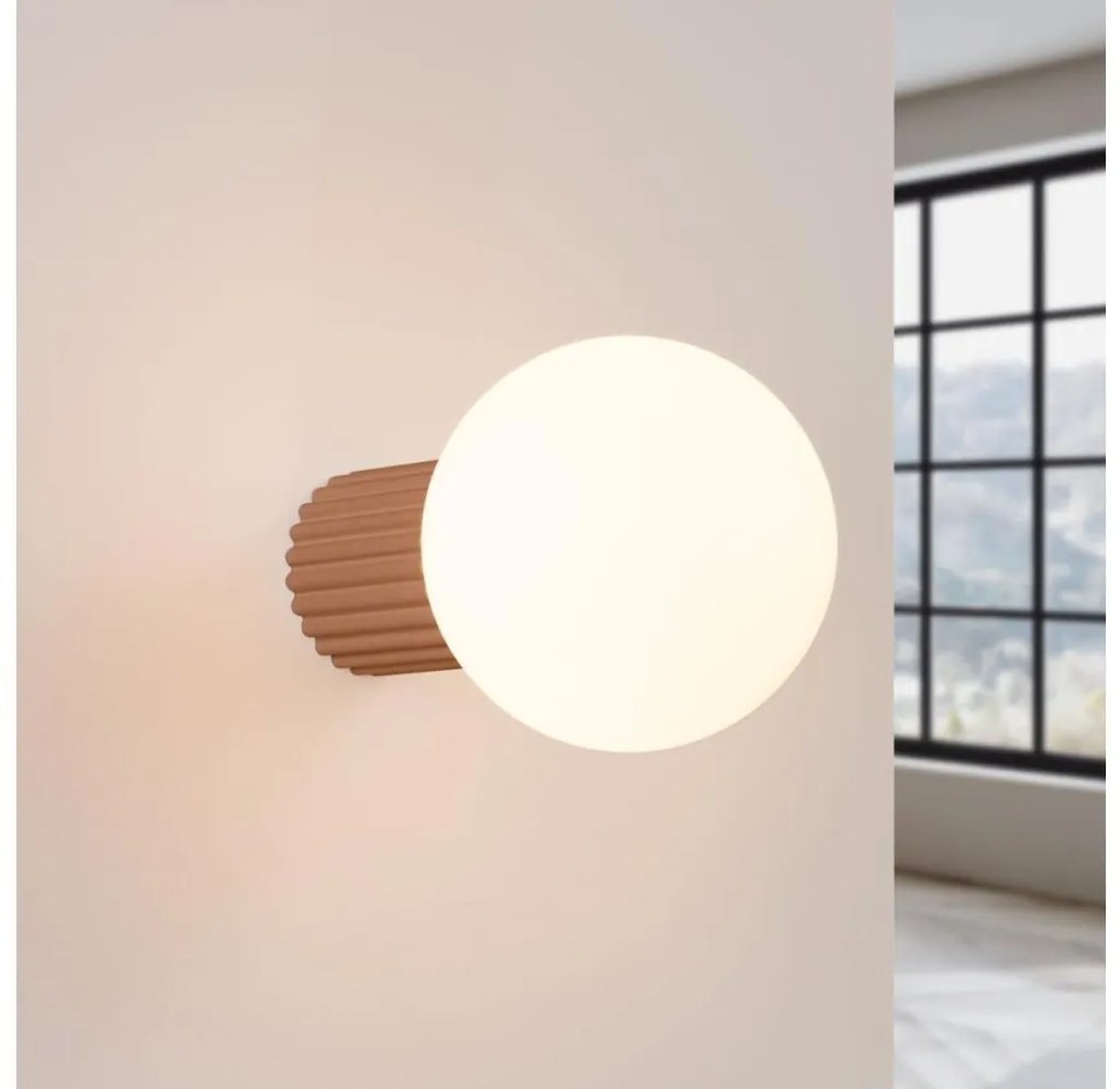 Sollux SL.1732 - Kinkiet łazienkowy HALO 1xG9/8W/230V IP44 brązowy