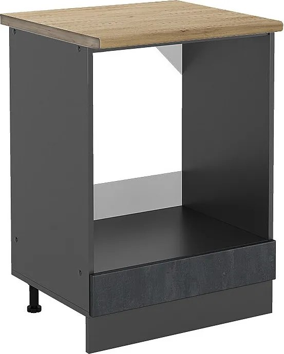 Szafka kuchenna czarny beton 60x60x81.6 r-line