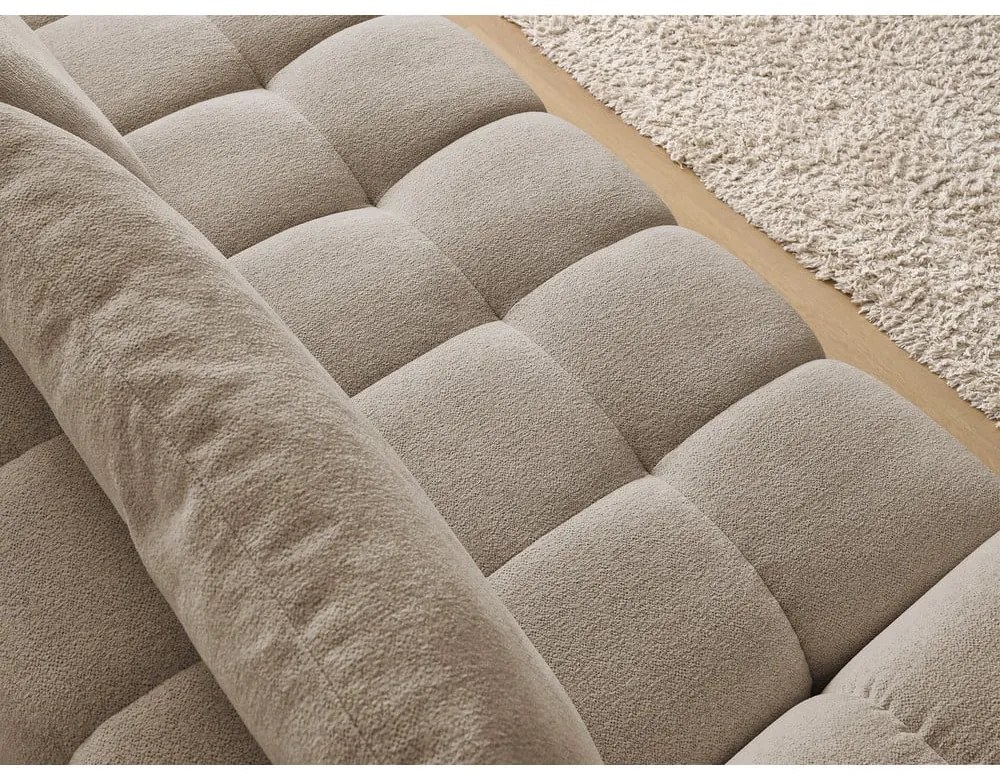 Szarobrązowa sofa z tkaniny szenilowej 278 cm Everest – Bobochic Paris