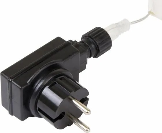 Świąteczna dekoracja świetlna- zszywki, 100 LED, ciepła biel