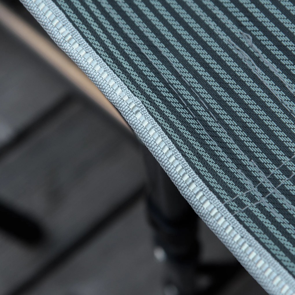 Outsunny Składane łóżko kempingowe z poduszką, 188 x 64,5 x 53 cm, Szary