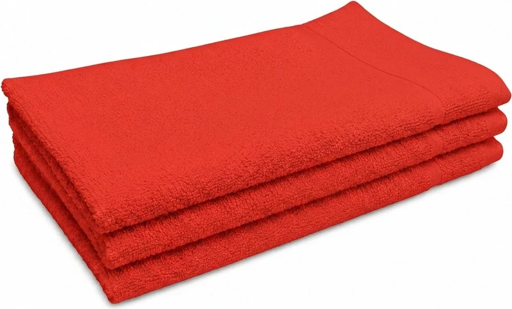 Ręcznik Classic mały czerwony 30x50 cm, 100% bawełna