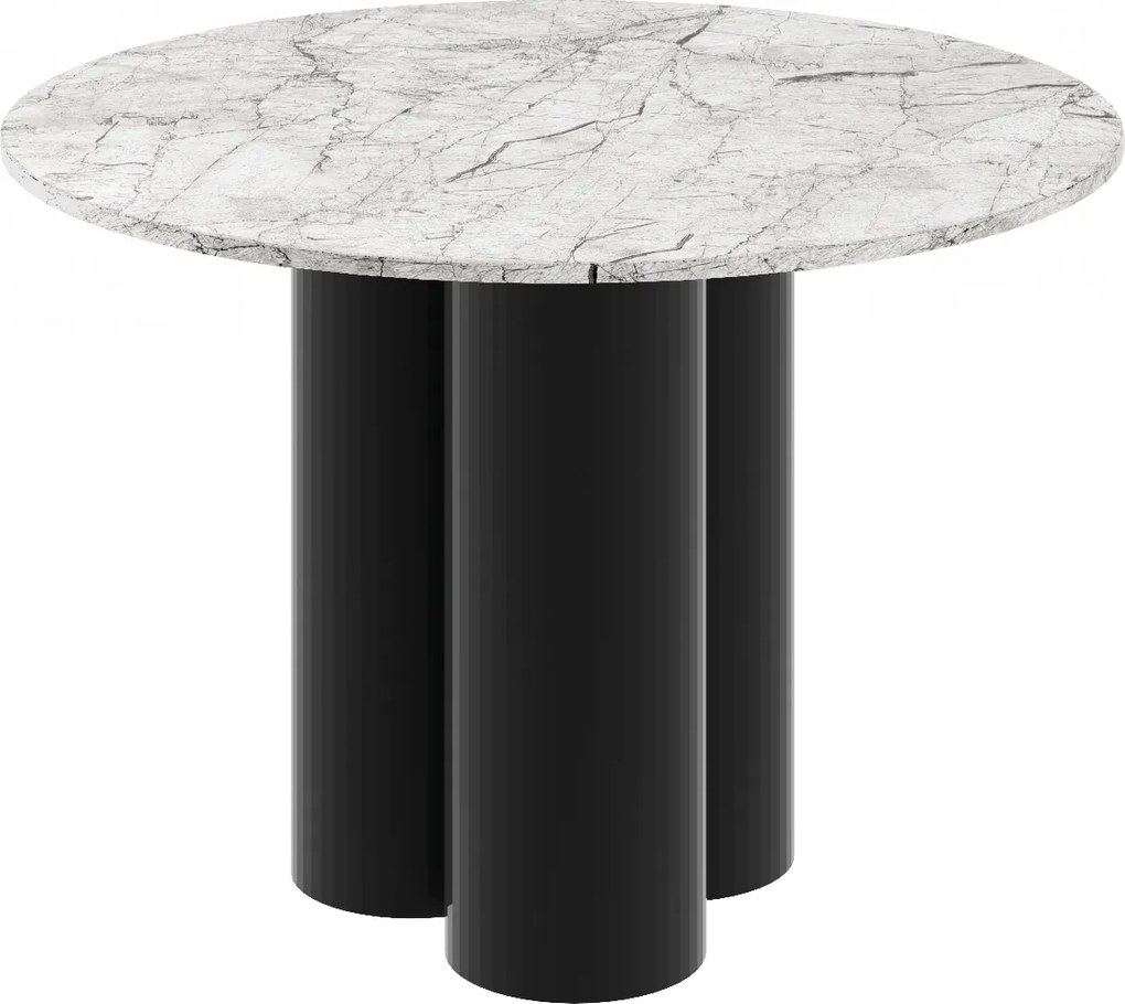Okrągły stół Raveo Hubertus marmur połysk