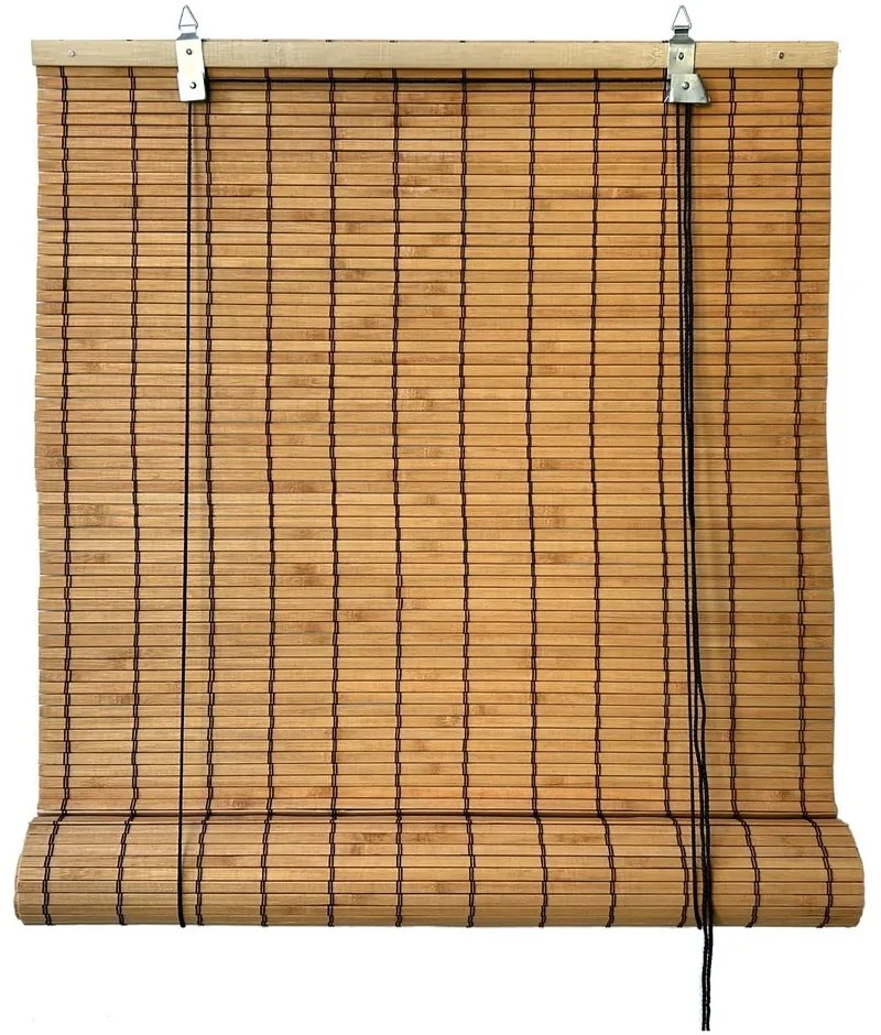 Pomarańczowa bambusowa roleta 200x160 cm Zeva – Gardinia