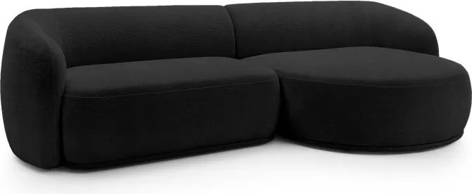 Narożnik NOBO Prawostronny system modułowy tkanina DressME 21 Grafitowy