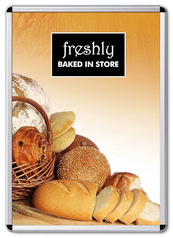 Ramy plakatowe 700x1000 mm, zaokrąglone narożniki