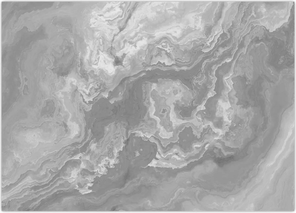 Obraz - Marmur w czerni i bieli (70x50 cm)