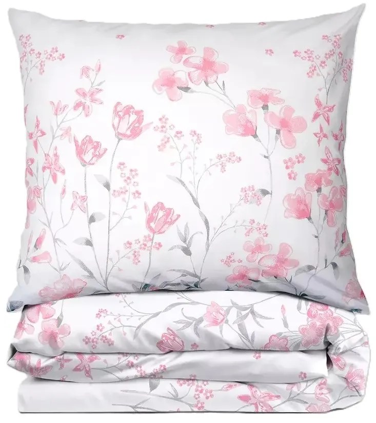 Pościel bawełniana Premium Bielbaw 220x200 Slay różowa GRENO