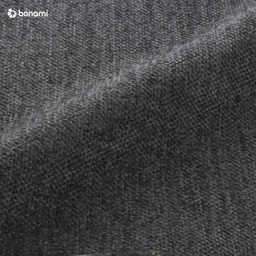 Ciemnoszara rozkładana sofa w kształcie litery "U" Miuform Scandic Lagom, lewostronna