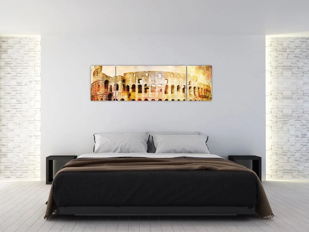 Obraz - Malarstwo cyfrowe, Koloseum, Rzym, Włochy (170x50 cm)