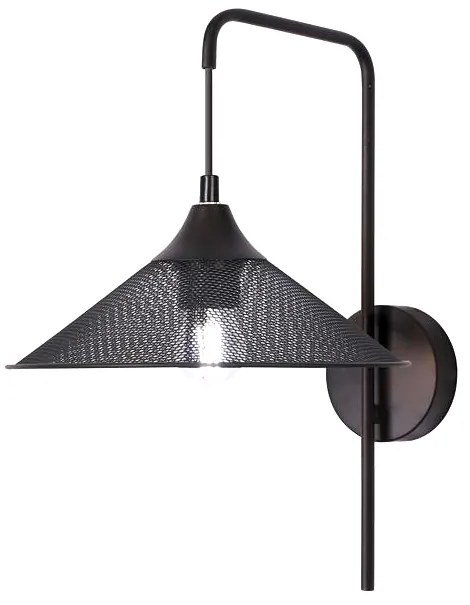 Kinkiet W Czarny Metalowy Stylu Loft T017 Turneo