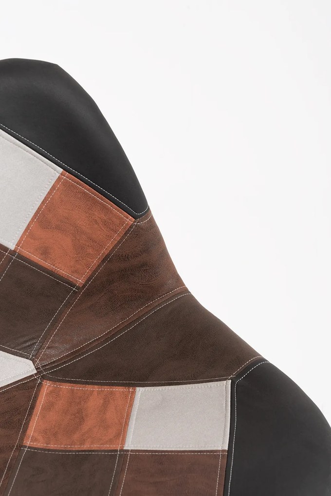 Krzeso Kelen Patchwork ze sztucznej skóry