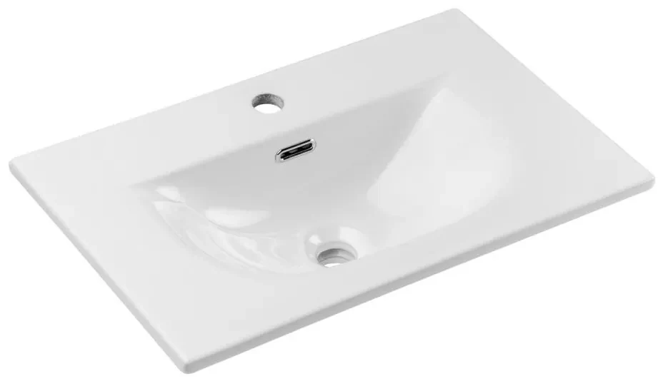 COMAD SKY 3 60CM ( E-8099-3-60 ) - Umywalka wpuszczana SKY 61x40 cm błyszcząca biel