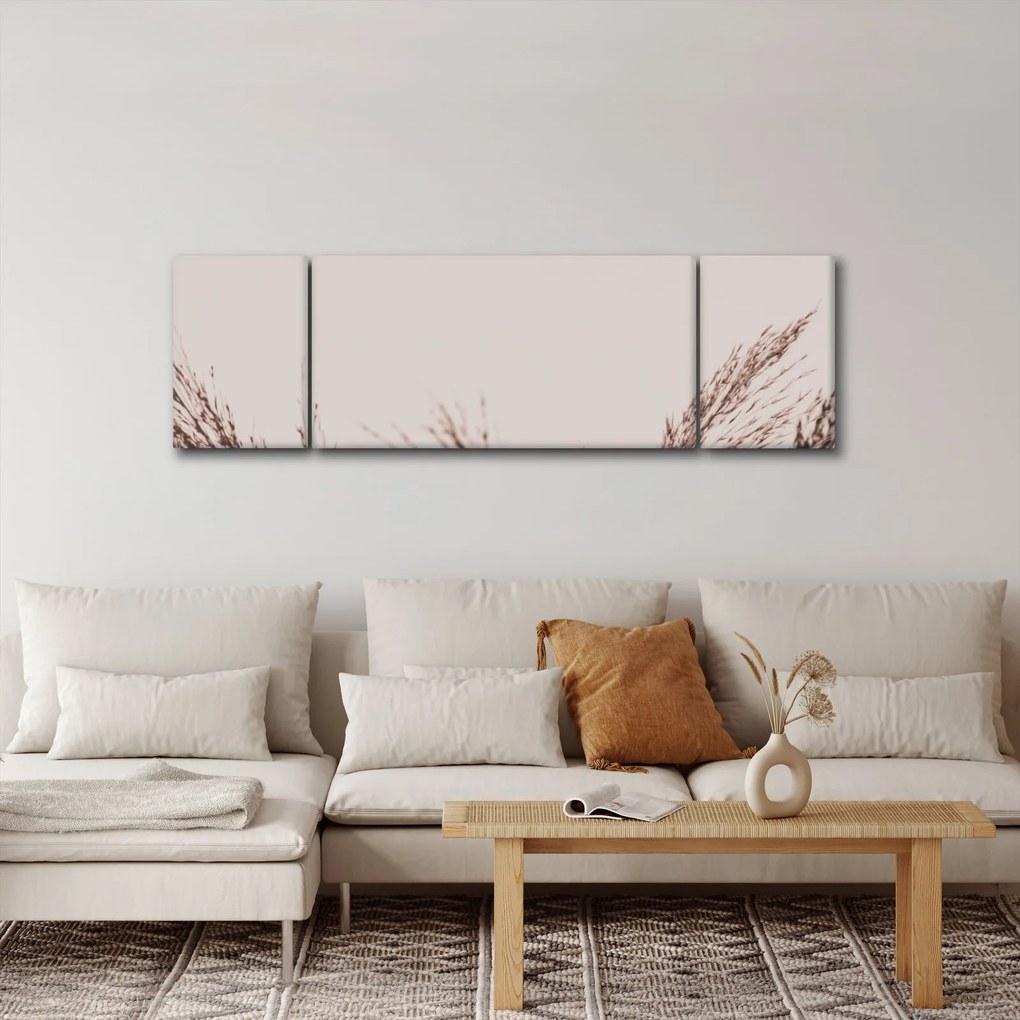 Obraz - Suszona trawa (170x50 cm)