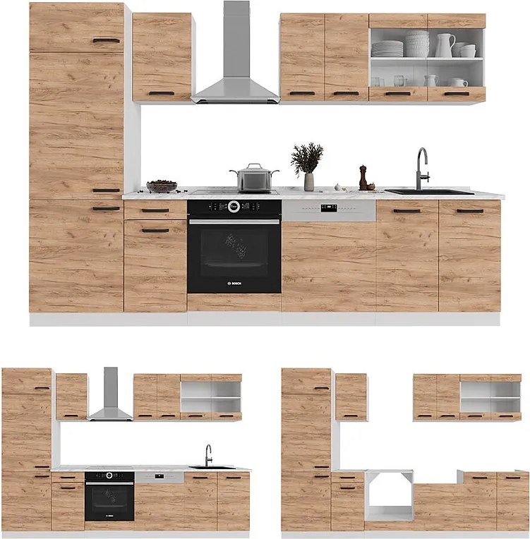 Szafka do salonu dąb czarny/piaskowy 70.8x35.3x38.9 berno