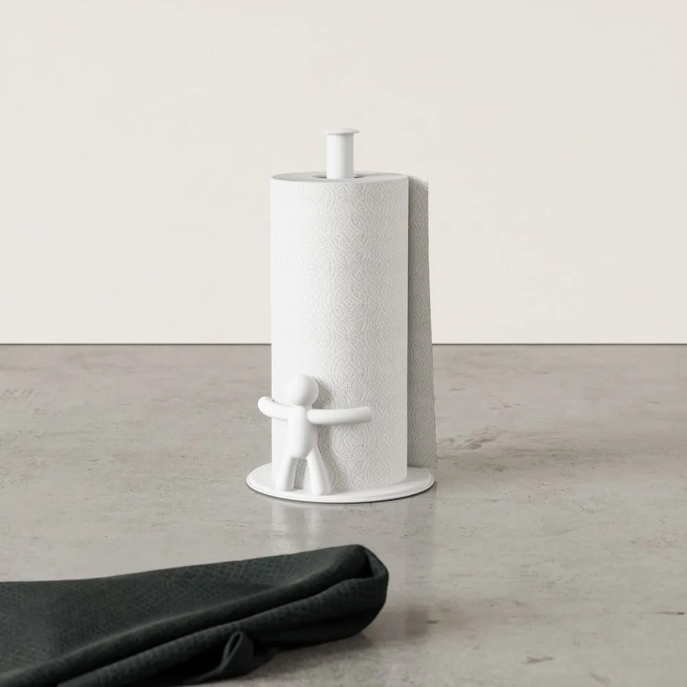 Stalowy stojak na ręczniki kuchenne ø 19 cm Buddy – Umbra