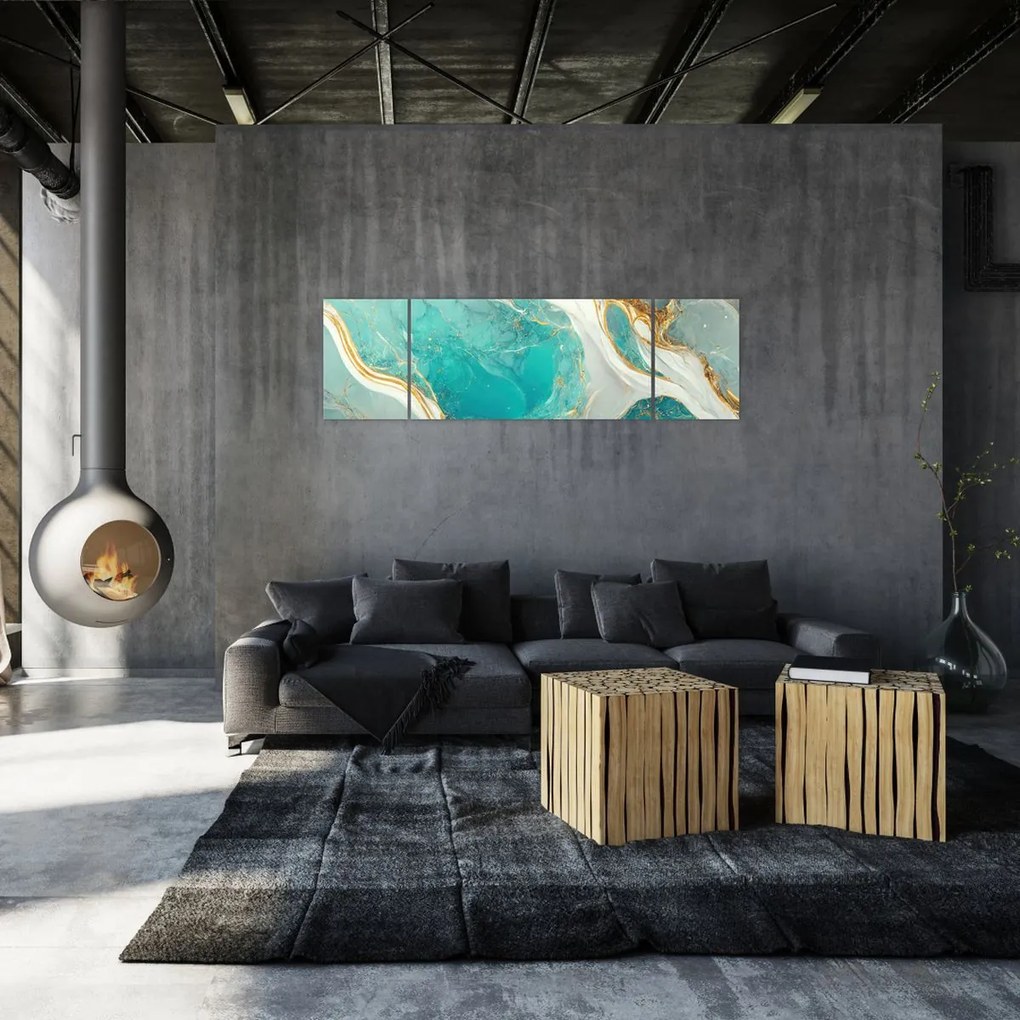 Obraz - Projekt marmuru II. (170x50 cm)