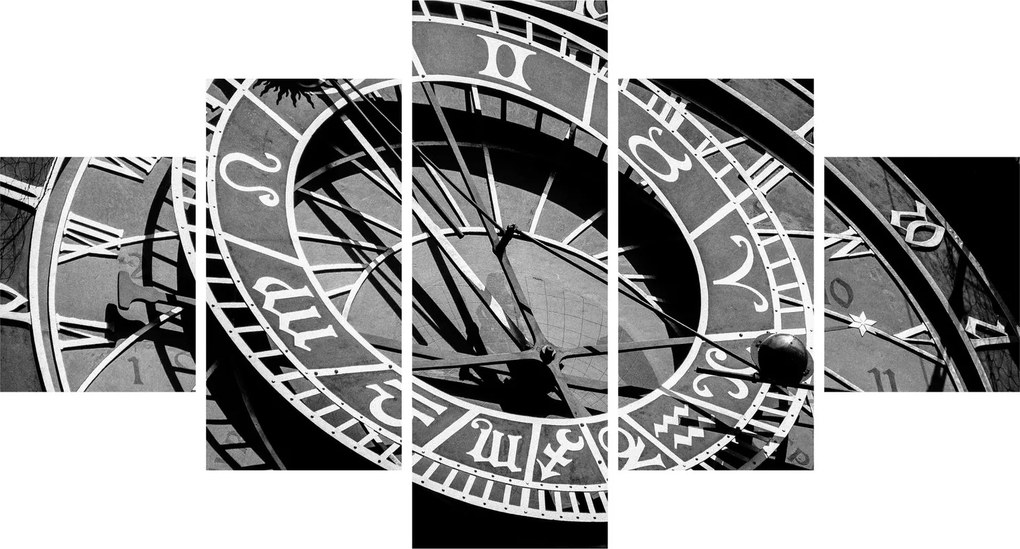 Obraz - Zegar astronomiczny, Praga, Czechy (125x70 cm)