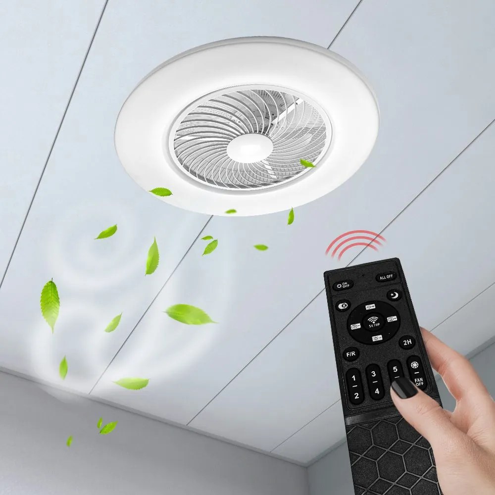 Lampa z wiatrakiem APP1551-C WHITE
