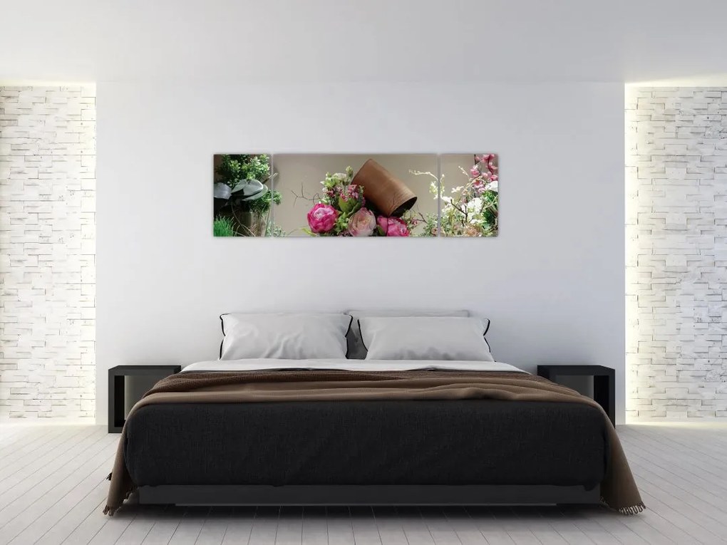 Obraz - Róża dla Ciebie (170x50 cm)