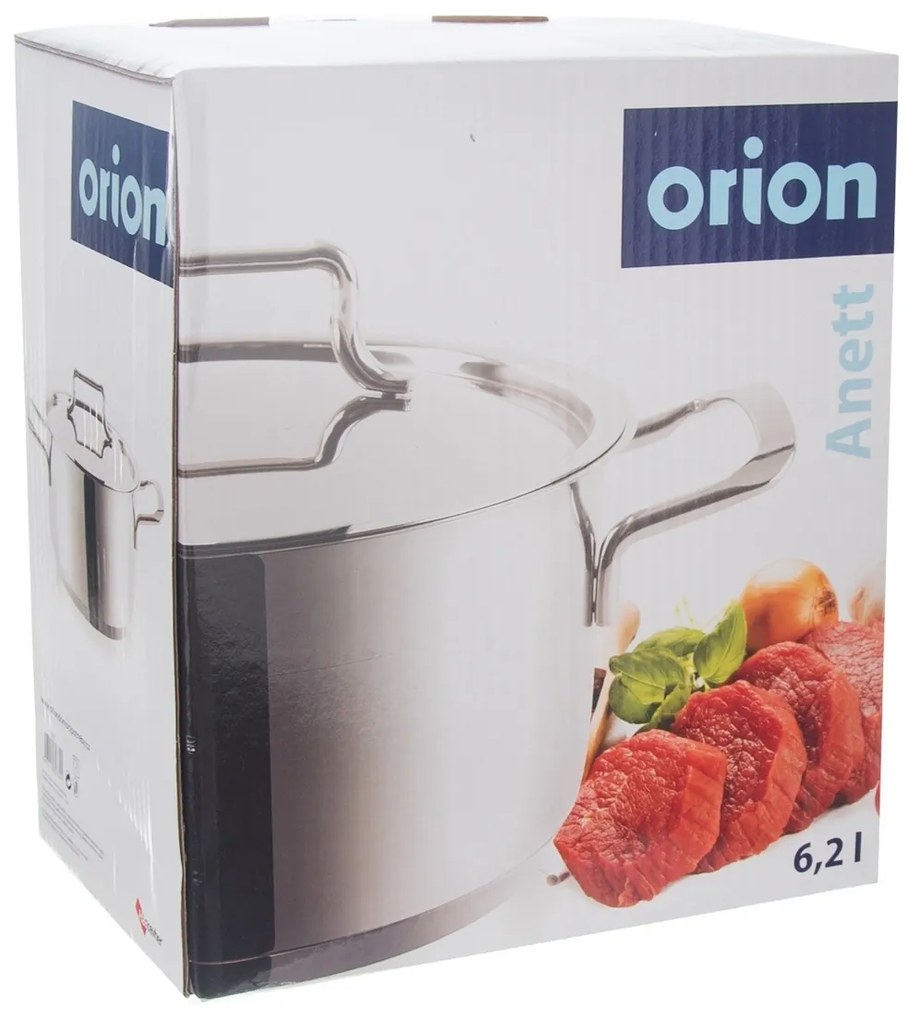 Orion Rondel ze stali nierdzewnej z pokrywką Anett 6,2 l